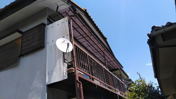 ベランダの波板