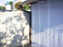 小屋雨樋完成