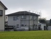塗装用の足場組立中