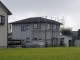 塗装用の足場組立中
