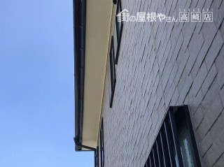 足場の取れた北側軒天井完成