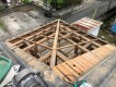 野地板をはがしたところ