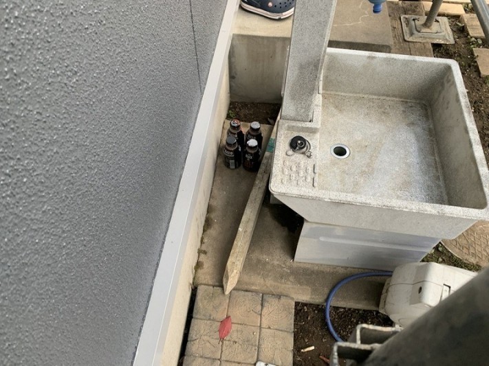 水切り金具の塗装後