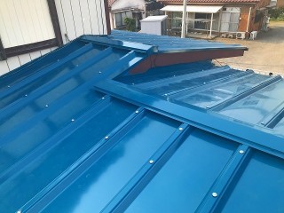 屋根カバー工法工事後
