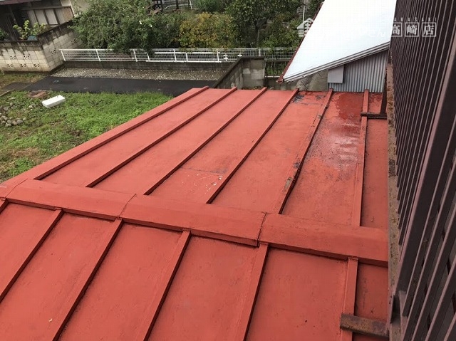 板金屋根の塗装の劣化