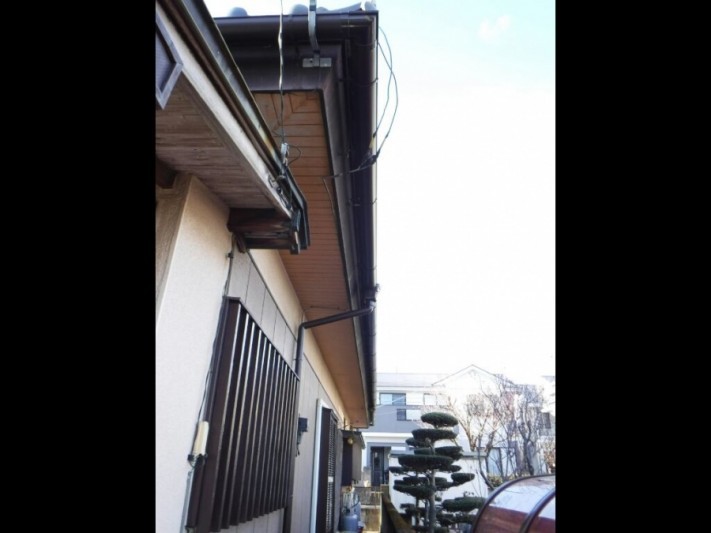 雨どい工事後