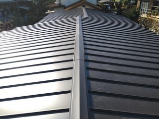 換気棟のあるカバー工事