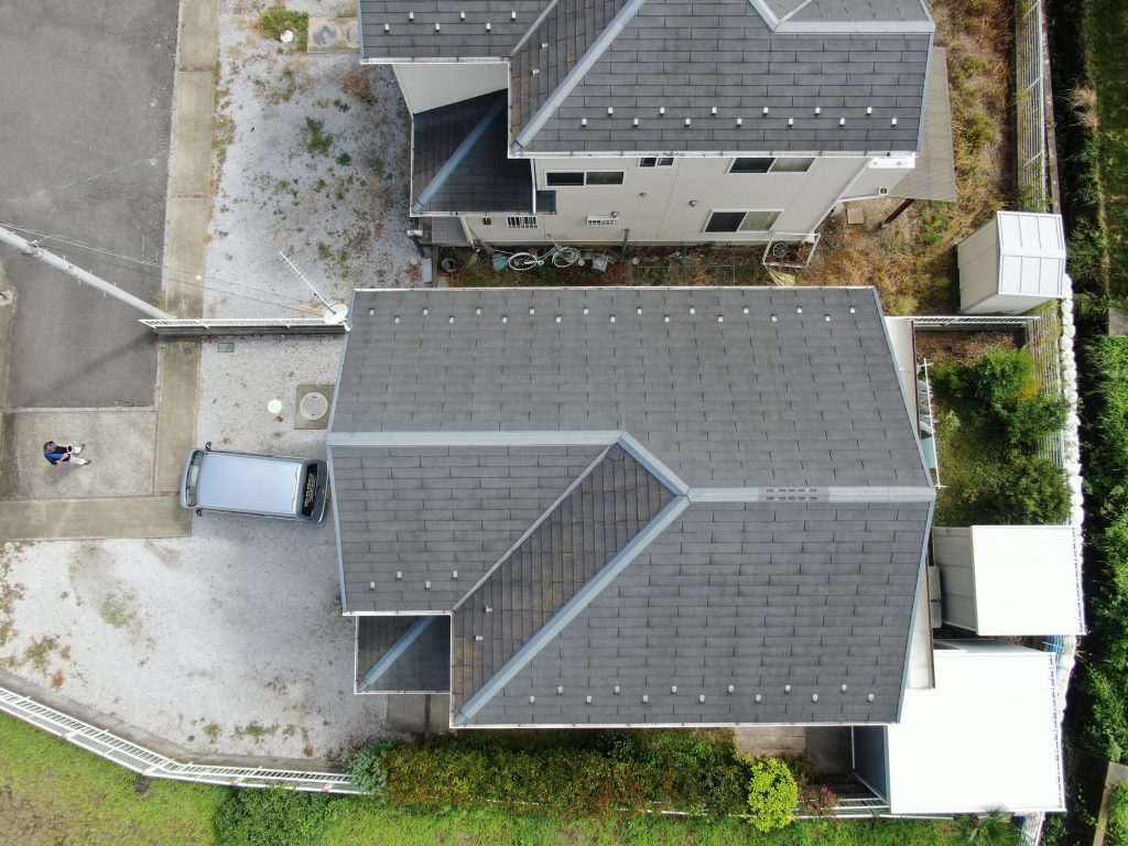 安中市原市で屋根スレート割れと外壁汚れを調査、目地シール劣化も見据えた点検結果