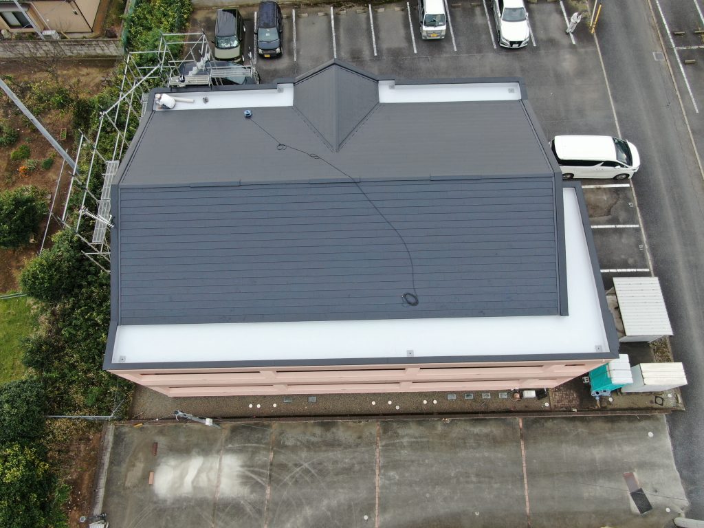 建物全景の屋根調査