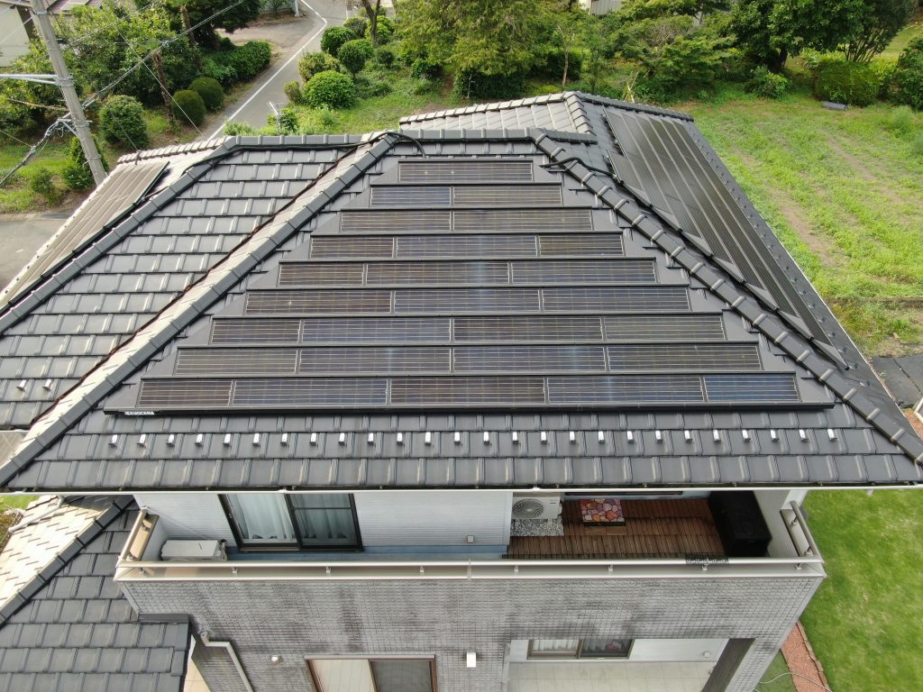 太陽光付き大屋根