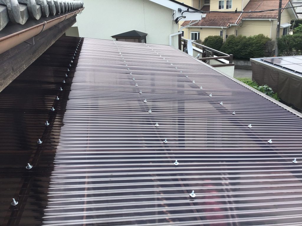 交換後の屋根全体