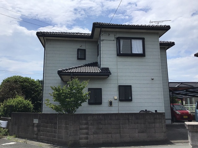 上里町で屋根と外壁補修のご相談をいただきましたので早速現地調査へいってきました