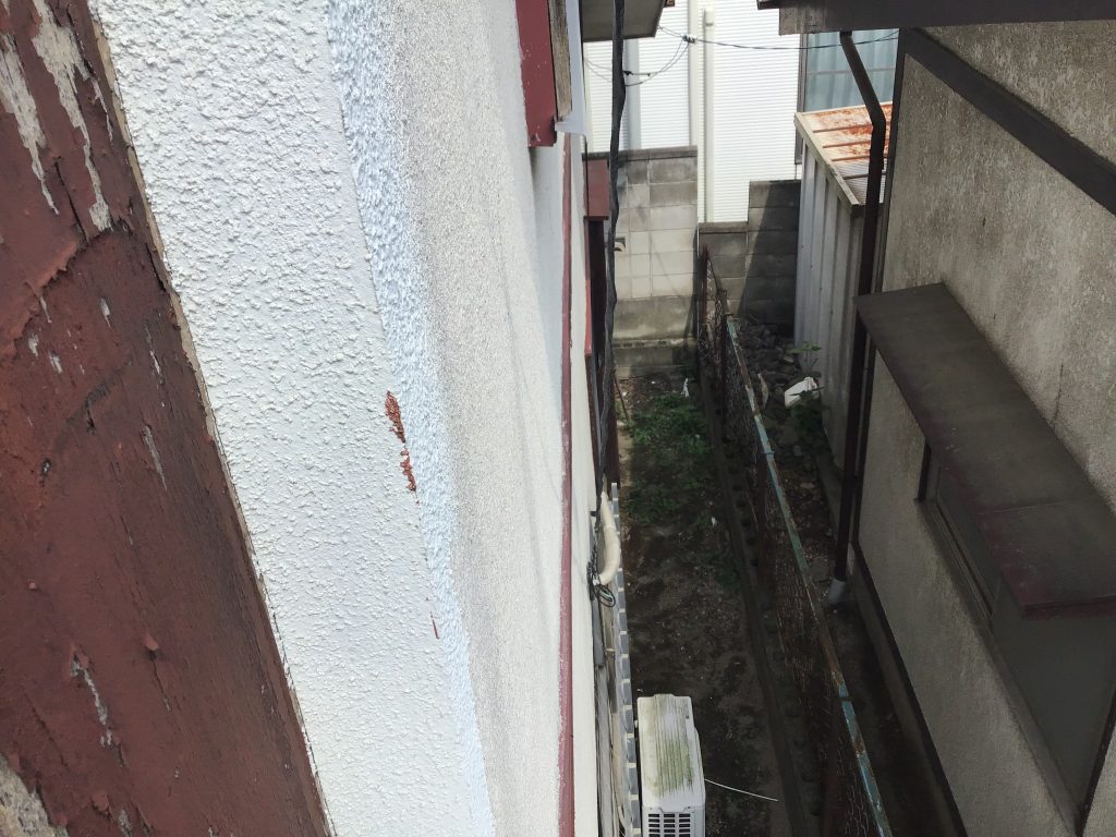 通路側外壁の状態