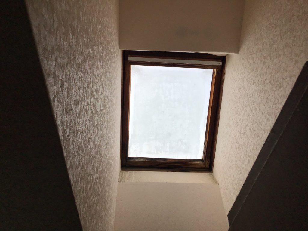 室内から見た天窓