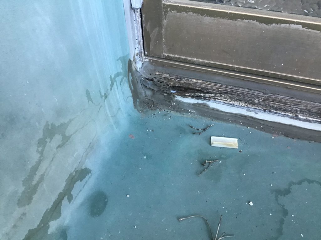 角部の防水傷み