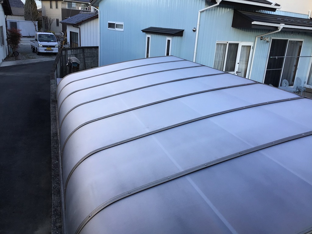 柴崎町ポリカ屋根２