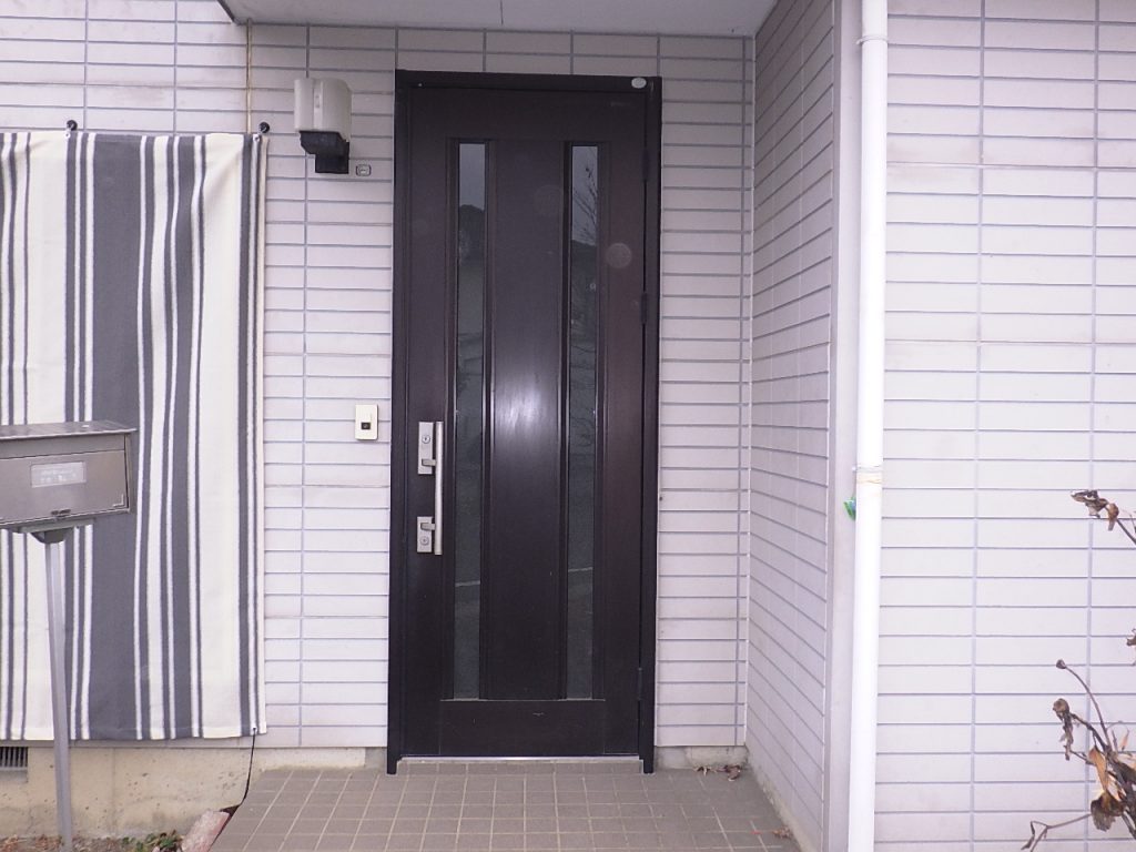 玄関まわりの外壁