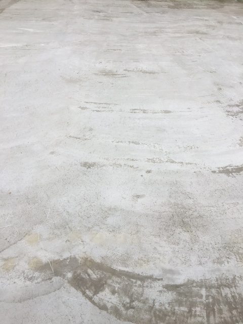 下地調整後の床面