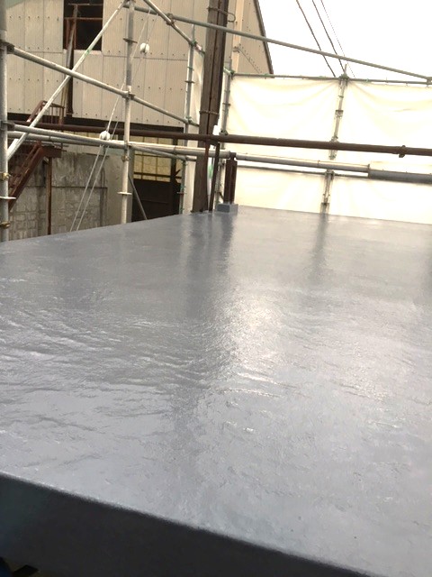 屋上防水の完成